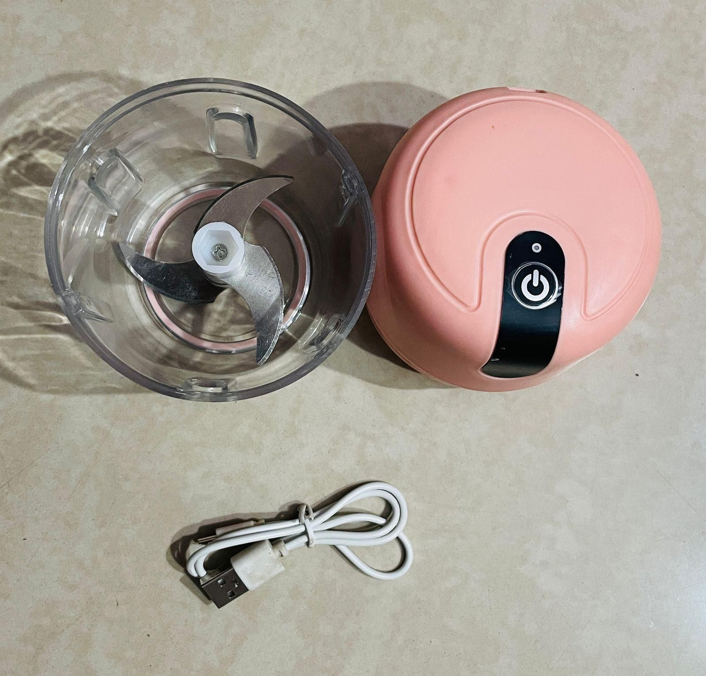 Mini Electric Meat/Garlic Chopper – Fast, Portable & Effortless Food Prep