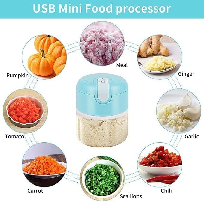 Mini Electric Meat/Garlic Chopper – Fast, Portable & Effortless Food Prep