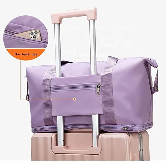 Nylon Travel Light & Stylish Duffle lavender