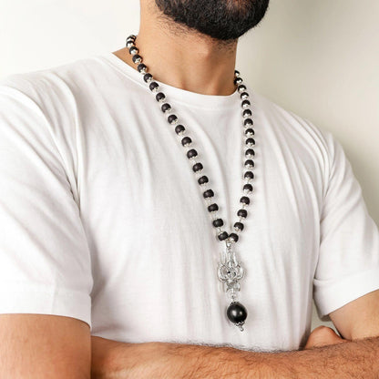 Om Shiva Trishool Karungali Mala “Trishool Power"