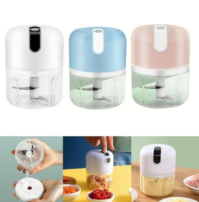 Mini Electric Meat/Garlic Chopper – Fast, Portable & Effortless Food Prep