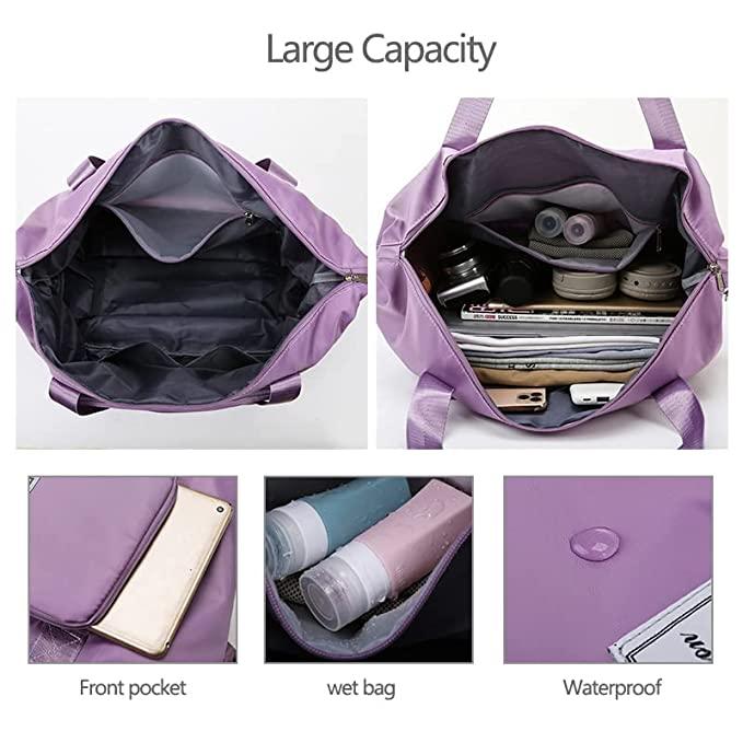 Nylon Travel Light & Stylish Duffle lavender