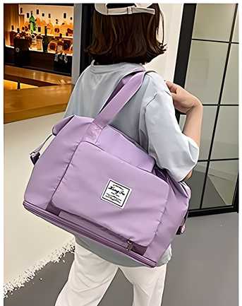 Nylon Travel Light & Stylish Duffle lavender
