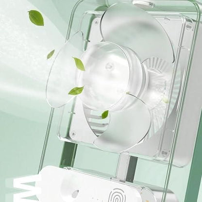 Rechargeable Battery Operated Mini USB Fan With Mist Water Spray "“Stay Chill Anywhere"