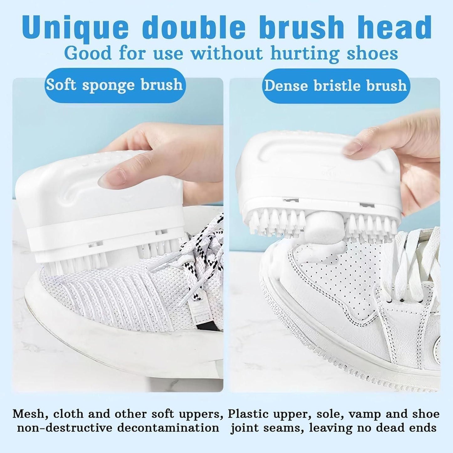 Step Up Your Sneaker Care with the 2-in-1 Shoe Cleaner Brush